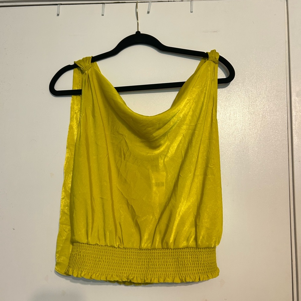NWT Yellow Maeve by Anthropologie Women’s Blouse size 6